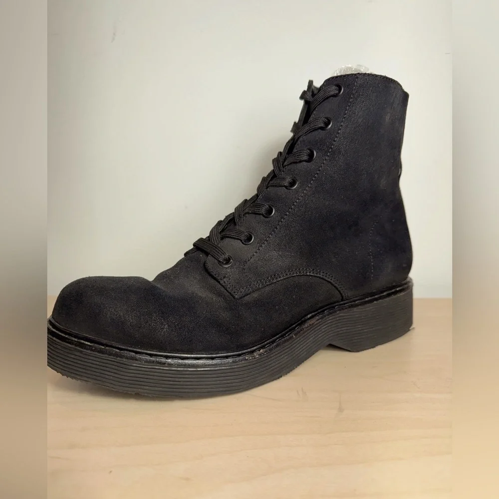 VINCE Monastir Leather Combat Boots
